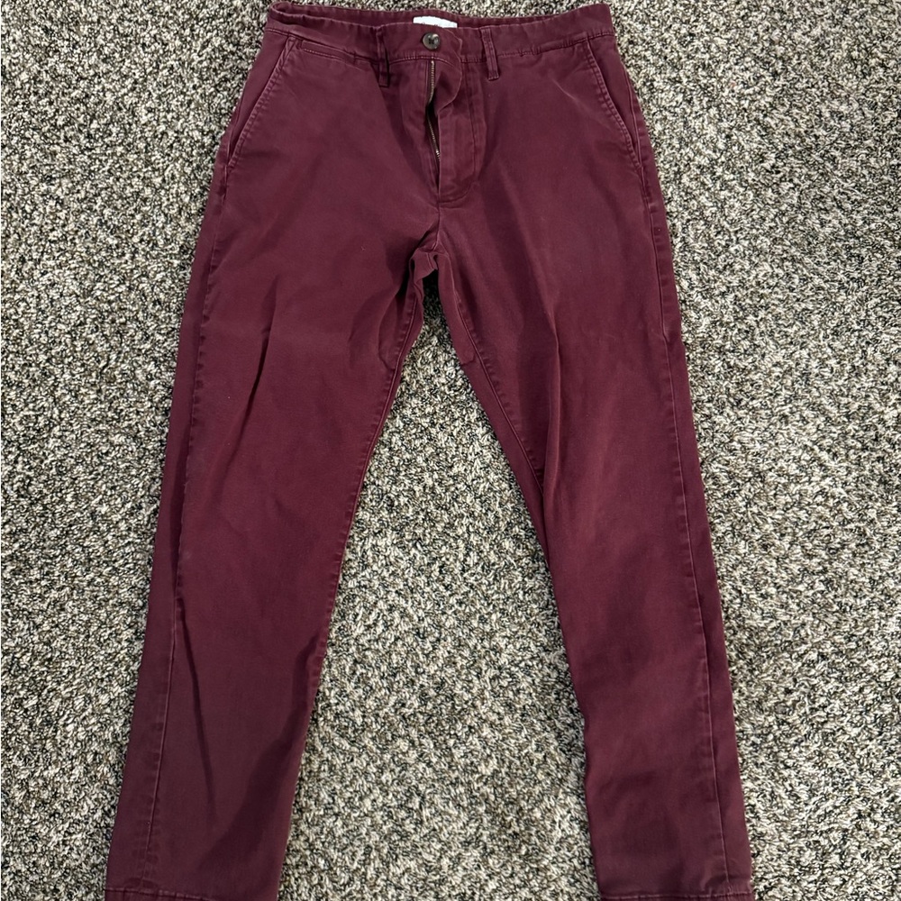 Goodfellow & Co Men's Maroon Chinos